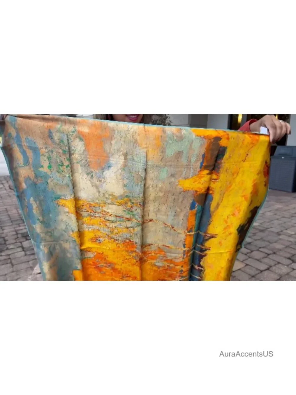 100% Mulberry Silk Large Square Scarf 35